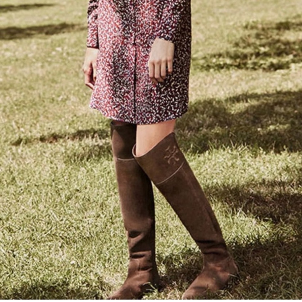Tory Burch Suede “Simone” Boots